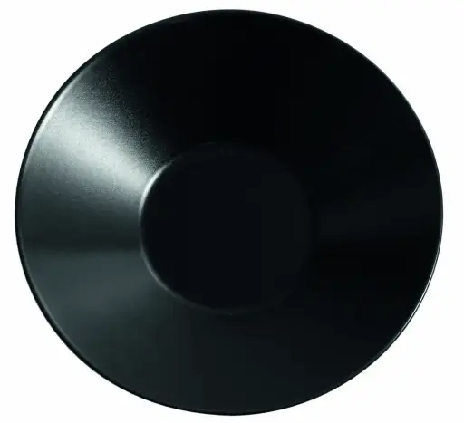 [B2967] Plato hondo The Reserve Stonware negro 23x5 cm