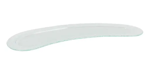 [B605017] Fuente oval Baecula natural Clear 49x16x1,5 cm