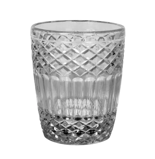 [V832005D] Vaso Venecia bajo gris 29 cl
