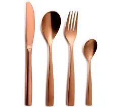 [6110] Tenedor Mesa Barcelona Cobre