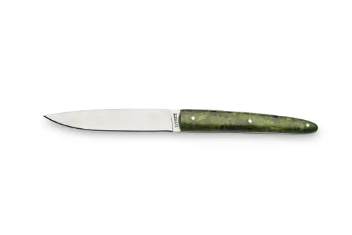 [11068] Cuchillo mesa Unset madera estabilizada verde