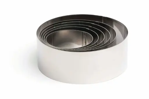 [7463] Aro Redondo Inox. 8X4.5 Cm.