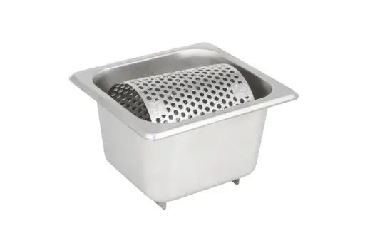[11602] Rueda mantequilla de acero inoxidable 160x175x125