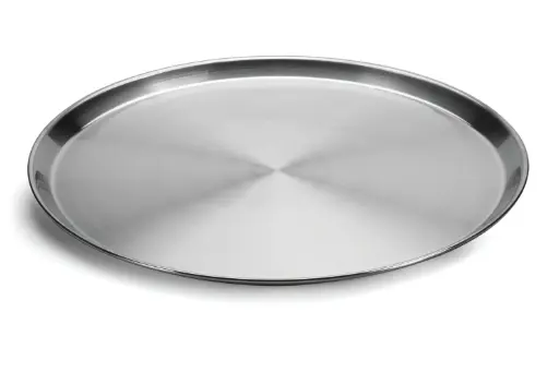 [4950] Bandeja camarero de acero inoxidable 40 cm
