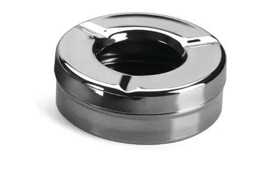 [4951] Cenicero agua de acero inoxidable 9,5 cm