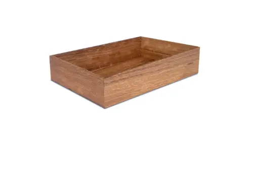[8473] Caja Madera Porta Cubiertos 15X28X7 Cm.