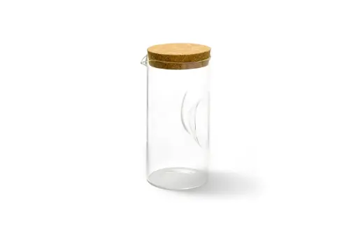 [10806] Jarra de cristal tapa corcho 1,2 l