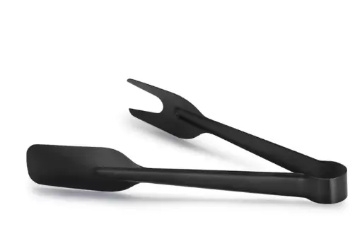 [6776] Pinza buffet ensalada negra Luxe 24 cm