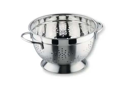 [14122] Escurridor con base de acero inoxidable 22 cm