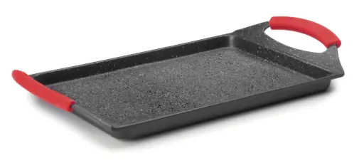 [24135] Plancha Aluminio Fundido Eco-Piedra Lisa 46X27,5 Cm.