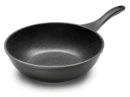 [24138] Wok aluminio fundido Eco-piedra 28 cm