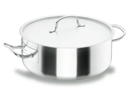 [50050] Cacerola Baja Chef Con Tapa Inox. 50 Cm.            