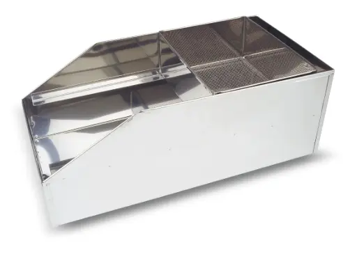 [50438] Harinero Inox. 18X37X26,5 Cm.