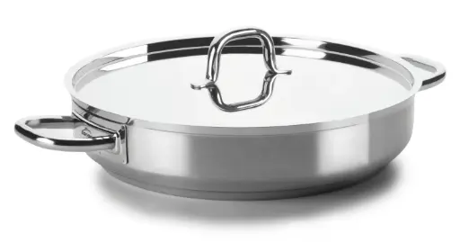 [50650] Paellera chef de acero inoxidable 50 cm