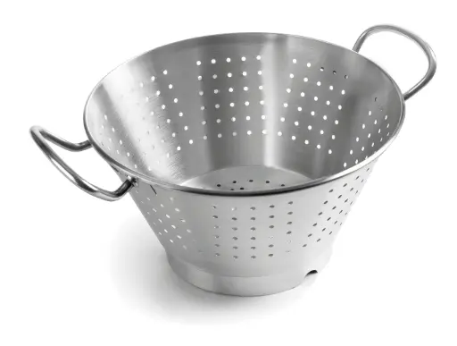 [50851] Escurridor Conico Con Base Inox. 50 Cm.     