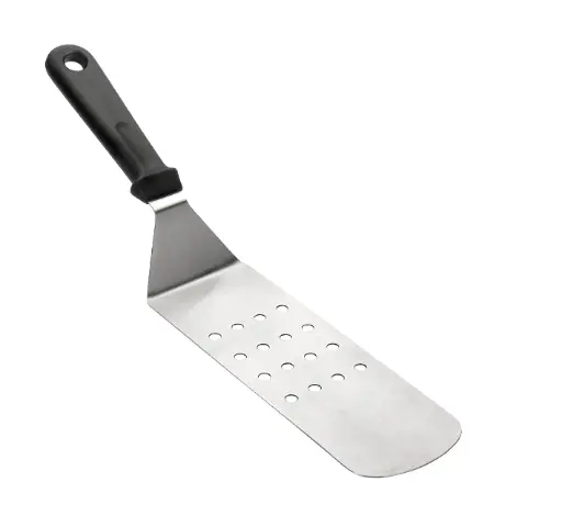 [60421] Espátula monobloc de acero inoxidable perforada 21,5 cm