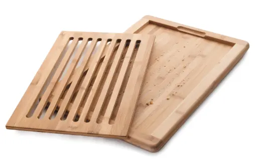 [60487] Tabla pan madera bambú 40x30x2 cm