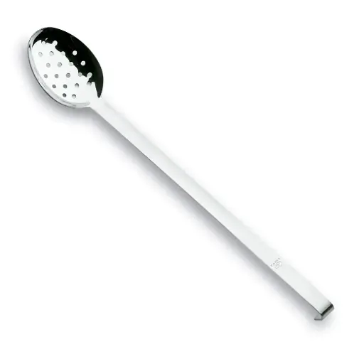 [60508] Cuchara Monobloc Inox. Perforada 48 Cm..        