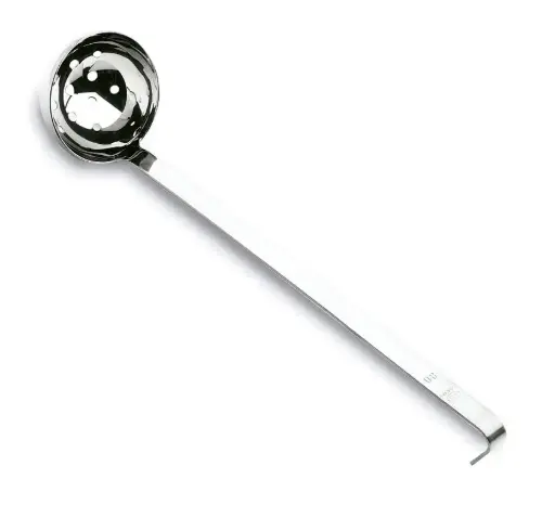 [61310] Cacillo monobloc perforado de acero inoxidable 10 cm