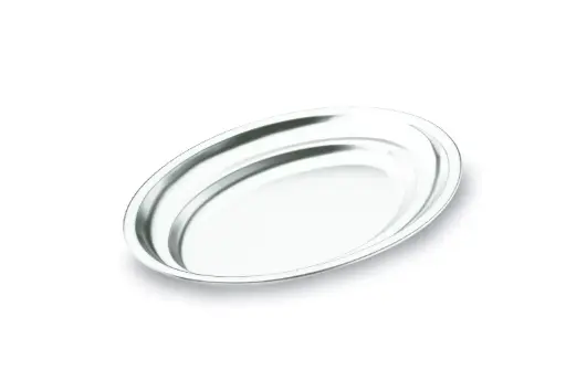 [61820] Fuente Oval Inox. 20 Cms.                     