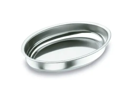 [61832] Fuente Oval Honda Inox. 35X24 Cm.          