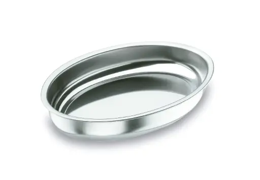 [61848] Fuente Oval Honda Inox. 50X31 Cm.          