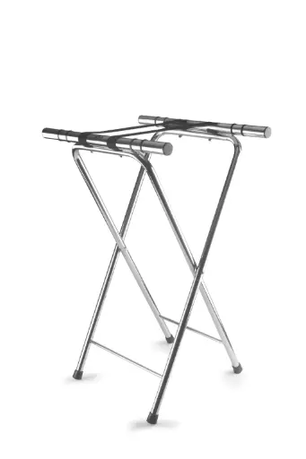[61870] Soporte Bandejas Plegable Inox. 41,5X52X80 Cm.