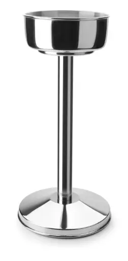 [62300] Pie Champanera Luxe Inox. 1 Botella