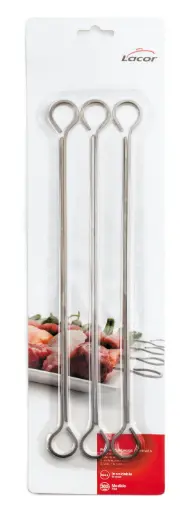 [62446] Brocheta Inox. 20 Cm. 6 Unid.