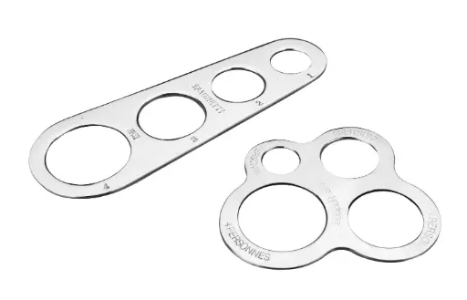 [62942] Medidor De Pasta Inox. 18 Cm.          