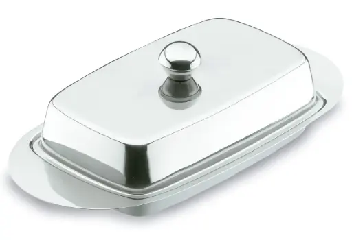 [62951] Mantequillera de acero inoxidable