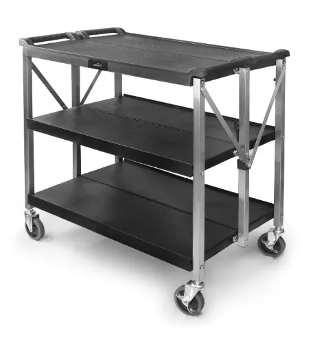 [66247] Carro Servicio 3 Bandejas Plegable
