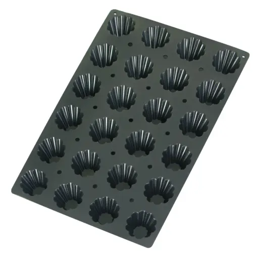 [66760] Molde Sil. 60x40 cm Briochette 79x35 mm