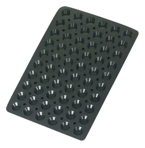 [66767] Molde Tartaleta 60 cavidades 44x10 mm silicona Black 60x40 cm