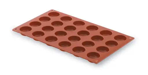 [66800] Molde Silicona Semiesfera 24 Cavidadades 30X17 Mm.