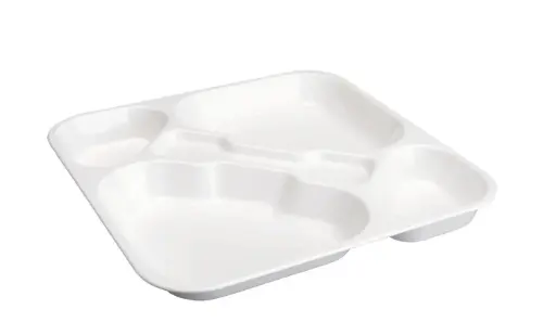 [66952] Bandeja autoservicio PC blanca 33x33 cm