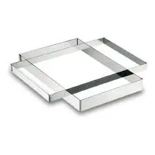 [68048] Marco Rectangular Inox. 31X48X3 Cm.        