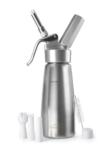 [68404] Sifón crema aluminio 0,5 l