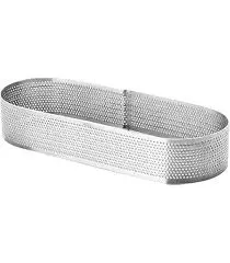 [68581] ZZ 26 Aro Oval Perforado Inox. 7X20X3,5 Cm.                            