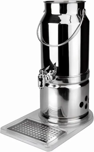 [69030] Dispensador leche de acero inoxidable 5,5 l
