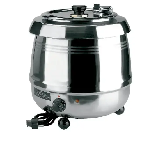 [69038] Olla calentador sopa eléctrica de acero inoxidable 10 l