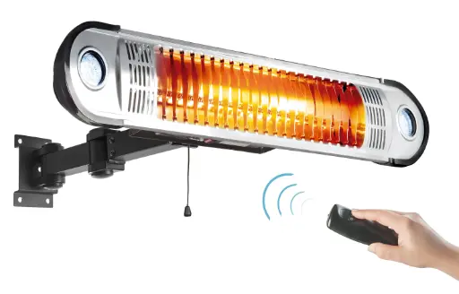 [69424] Estufa Electrica Mural C/Mando 1,500 W.