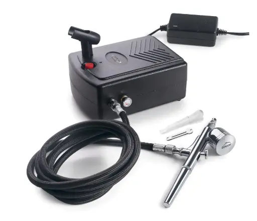 [69450] Aerografo con compresor 20 W
