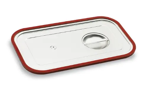 [66901Z] Tapa Gn. Inox. 1/1 Junta Silicona
